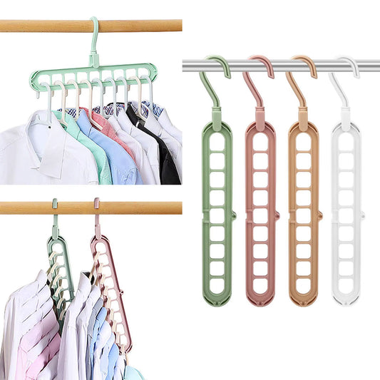 Premium Space-Saving Clothes Hangers - Smart Closet Organizer for Shirts, Pants, and Dresses