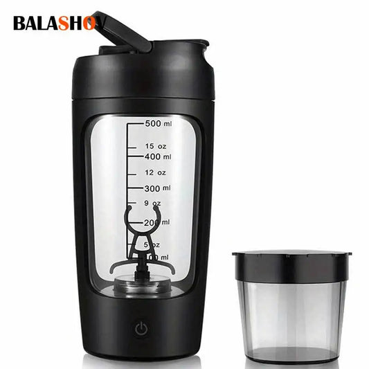 500ml Electric Protein Shaker – Automatic Mixer for Gym & Outdoors