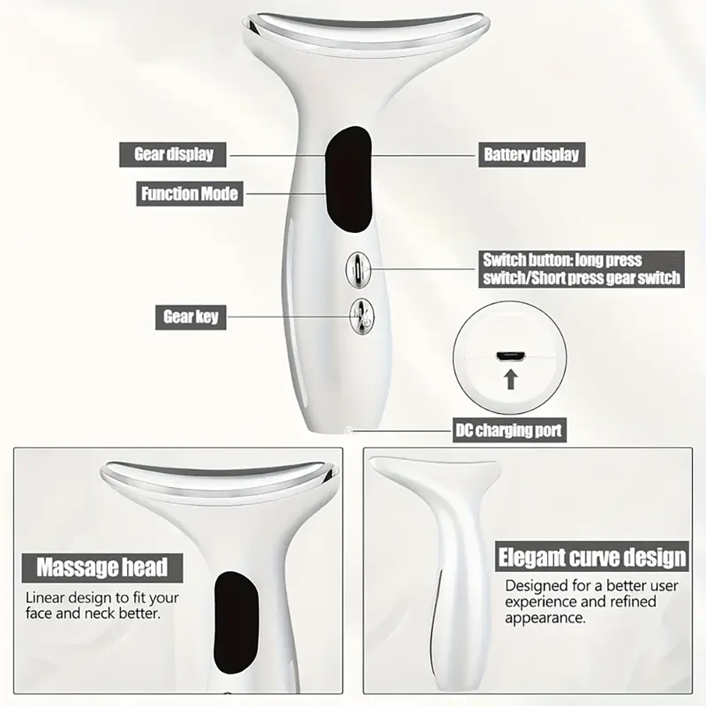 2-in-1 EMS Facial Lifting & Skin Tightening Massager