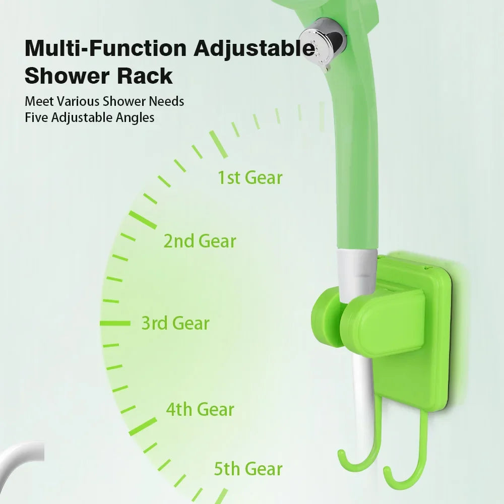 Smart Camping Shower Pump with Digital Display & 6000mAh Battery