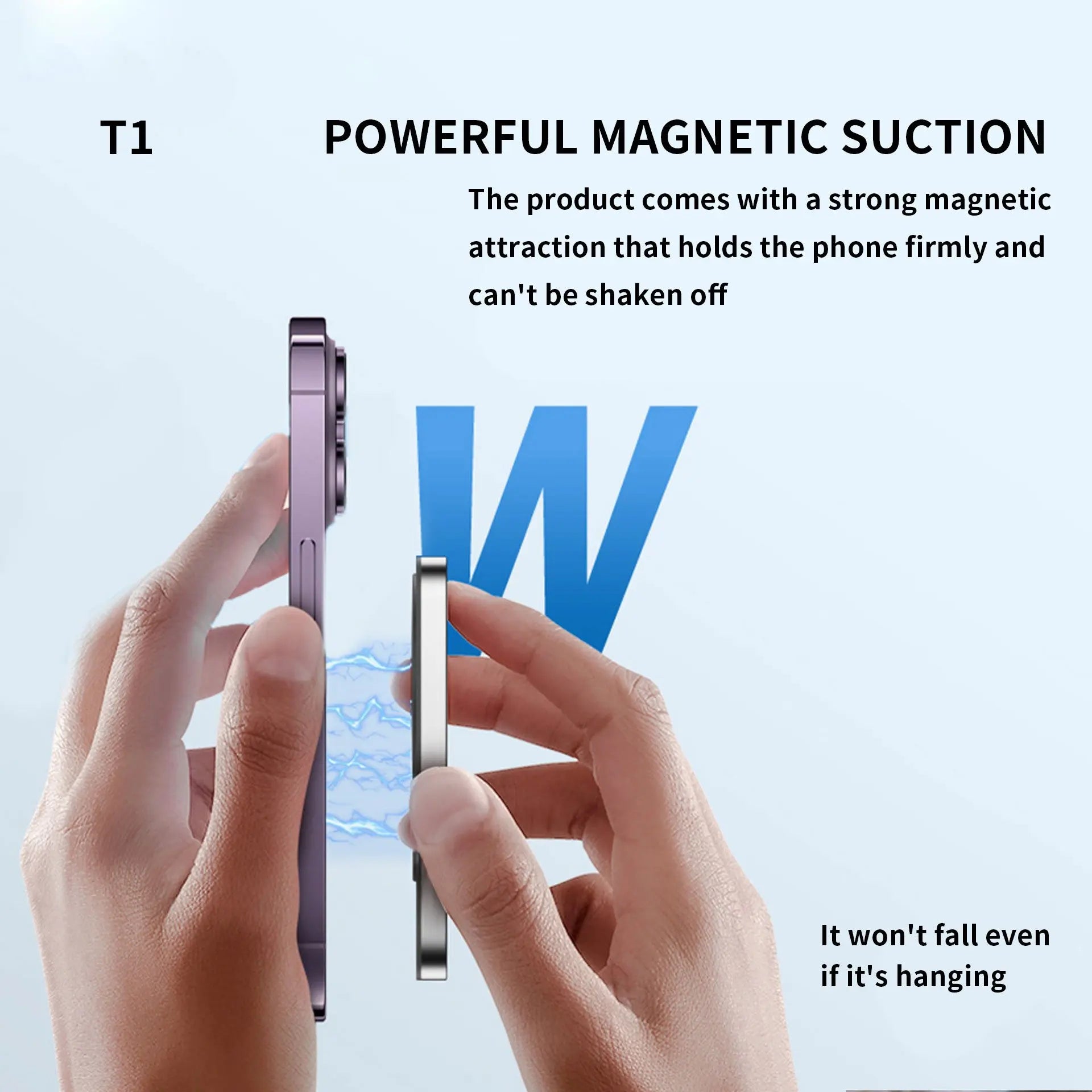 Magnetic Phone Vlog Monitor – Rear Camera Self-Timer for Live Streaming